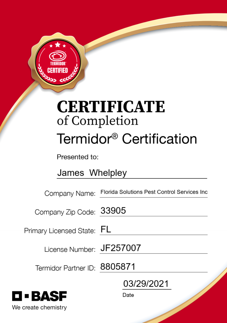 Home Florida Solutions Pest Control